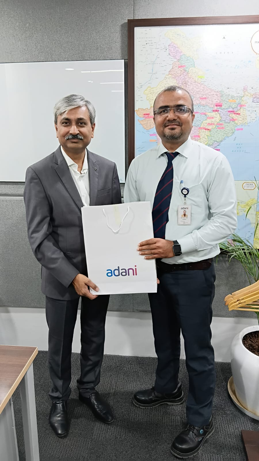 While Working with ADSC, Mr. Ajay Kumar Yadav(now CEO SDTPL) was honoured by the ADSC CEO for his outstanding contribution and Dedication